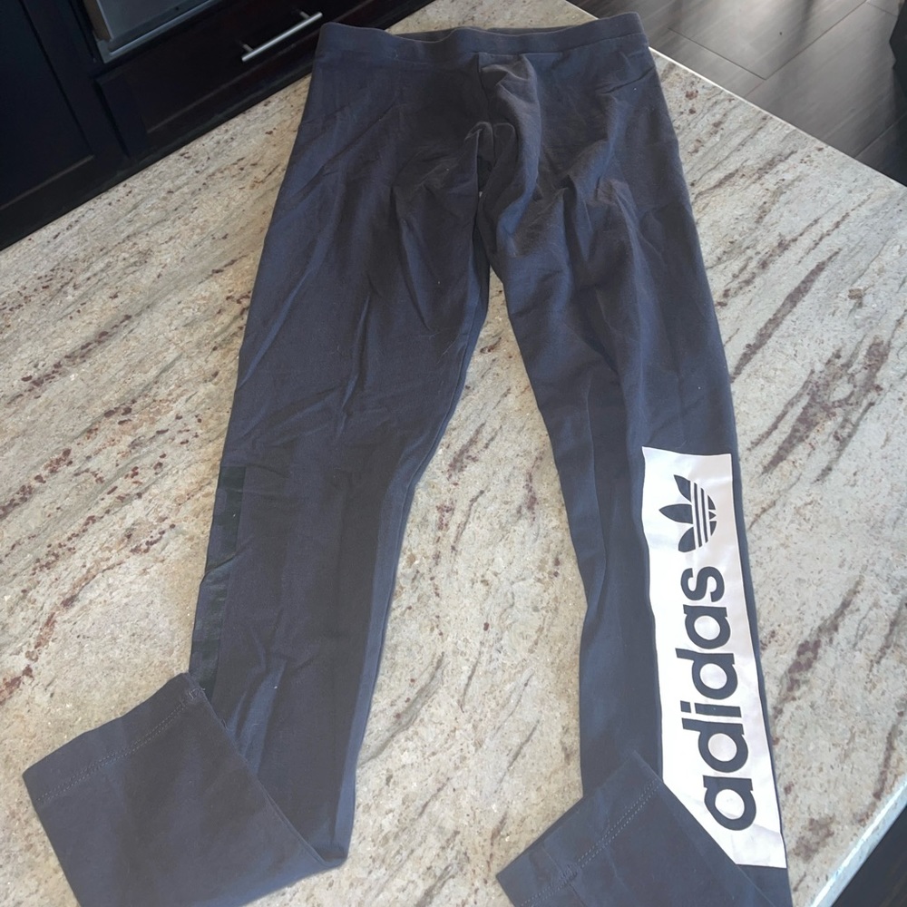 Grey adidas leggings size XS